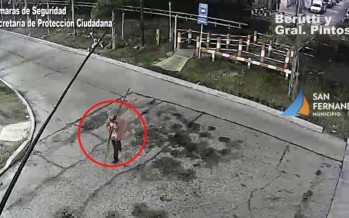 Carupá: detienen a un ladrón de varillas de hierro