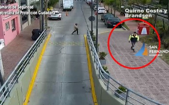 Detienen a una persona por intentar robar un reflector en la zona del túnel de Quirno Costa