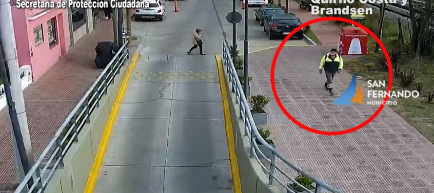 Detienen a una persona por intentar robar un reflector en la zona del túnel de Quirno Costa
