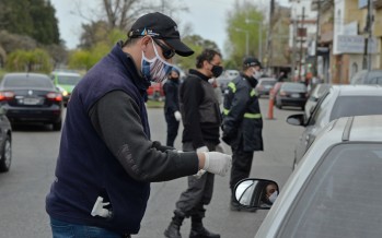 Controles de tránsito en los principales accesos a la ciudad