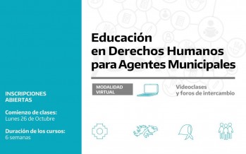 La Subsecretaría de Derechos Humanos de la Provincia lanza curso de formación para los municipios