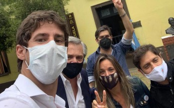 Juan Andreotti acompañó a Alberto Fernández y Axel Kicillof en la conmemoración del Día de la Lealtad