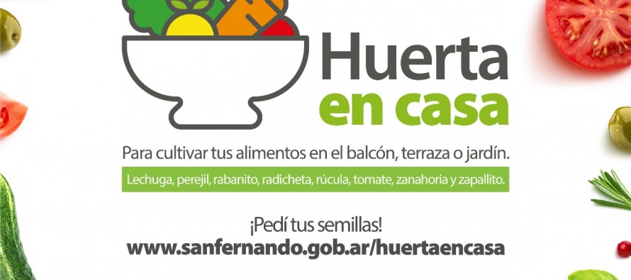 Se lanzó la segunda edición del Programa Huerta en Casa