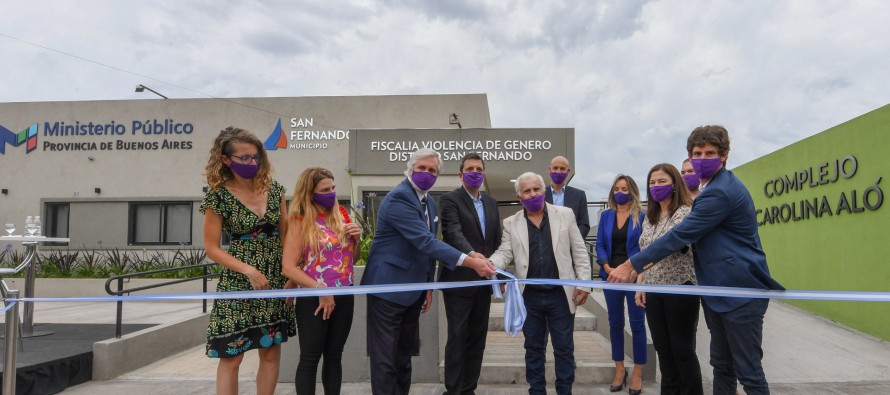 Virreyes: se inauguró el Complejo Carolina Aló que posee la Fiscalía y Comisaría de la Mujer y la Familia