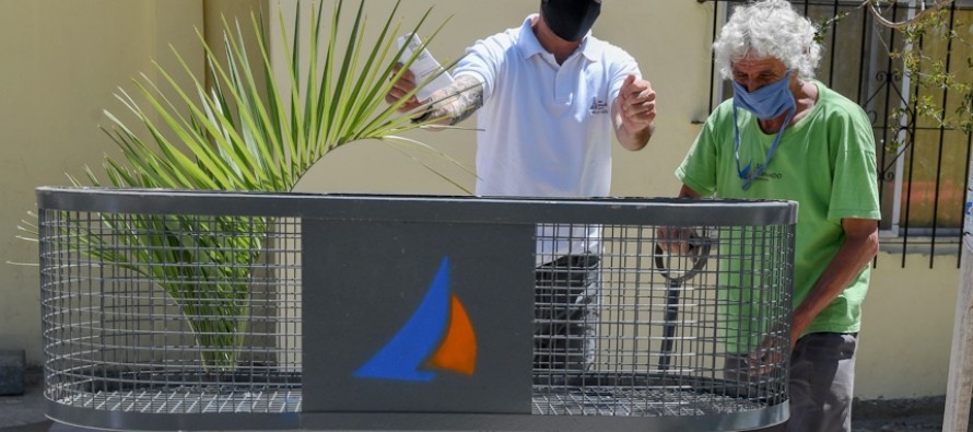 El Municipio colocó cestos de basura en donde se construirá el Parque Fate