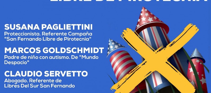 Conversatorio virtual ‘Por un San Fernando libre de pirotecnia’