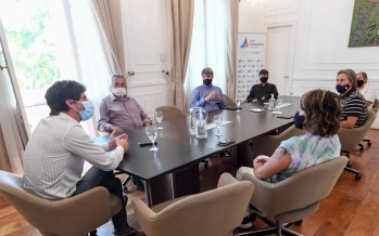 Juan Andreotti recibió a miembros de las iglesias evangélicas