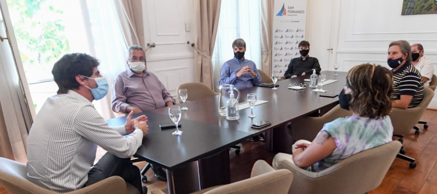 Juan Andreotti recibió a miembros de las iglesias evangélicas