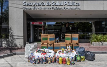 Eco Sanfer recicló 400 kilos de papel y tapitas de plástico junto con el Hospital Garrahan