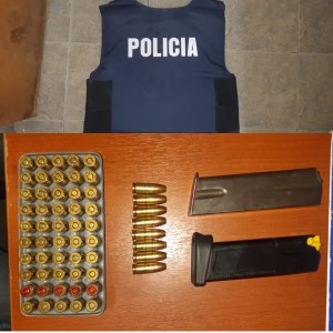 Municiones y chaleco