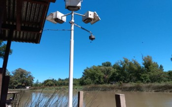 Instalaron un nuevo sensor de nivel de ríos y arroyos en el Delta