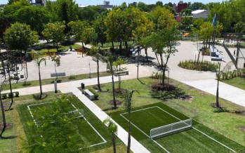 Cómo quedó la plaza San Pablo tras la renovación