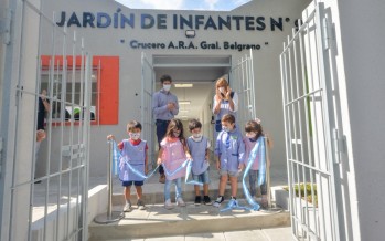 Se inauguró la renovación del Jardín Nº931