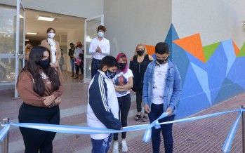 Se inauguró la renovada Secundaria N°1 en el Barrio Infico