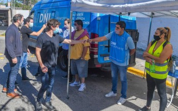 Operativo conjunto de documentación y servicios entre Nación y Municipio