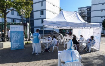 Se realizó un operativo DetectAR en la plaza del barrio Infico