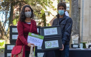 Entrega de diplomas y composteras en el cierre del primer curso virtual de compostaje
