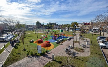 Se inauguró la nueva Plaza del Barrio San Martín