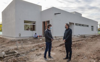 Juan Andreotti y Gabriel Katopodis recorrieron obras que se realizan en nuestra ciudad