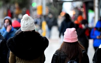 Se mantiene la advertencia nivel violeta por las bajas temperaturas