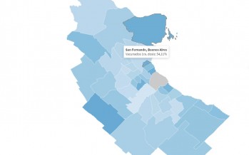 San Fernando es uno de los 2 municipios del conurbano que más vacunó a su población