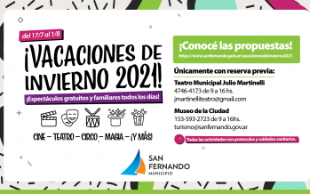 Vacaciones de Invierno en nuestra ciudad con diversos espectáculos infantiles