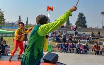 En el Parque del Bicentenario se realizó el cierre de las vacaciones de invierno
