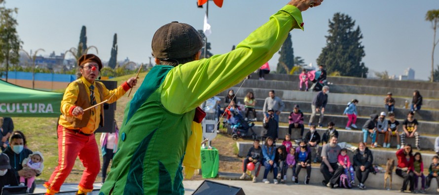 En el Parque del Bicentenario se realizó el cierre de las vacaciones de invierno