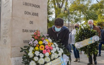 Acto por el 17 de agosto en la Plaza San Martín