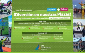 Actividades deportivas y culturales para este finde en nuestra ciudad