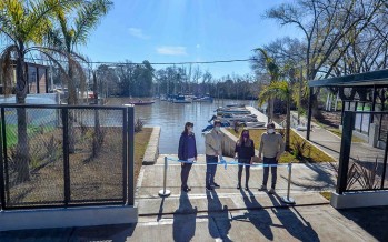 Inauguraron el nuevo muelle público para isleños ubicado en 9 de julio y río Luján