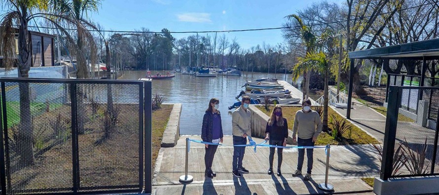 Inauguraron el nuevo muelle público para isleños ubicado en 9 de julio y río Luján