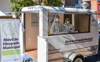 El Móvil de Hisopado Municipal estará en Plaza del Bicentenario hasta el sábado 20