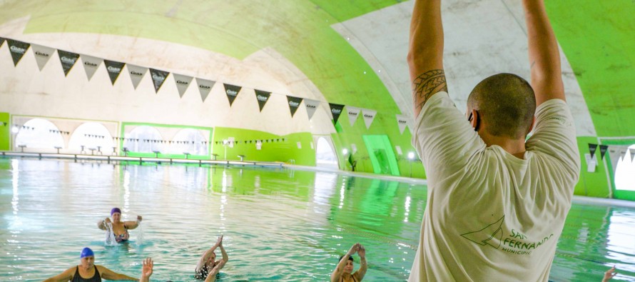 Retomaron las actividades de pileta en los polideportivos de nuestra ciudad