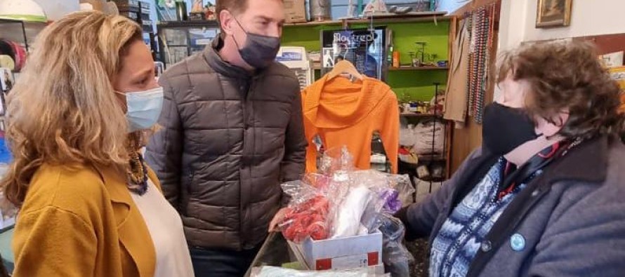 Diego Santilli visitó Virreyes