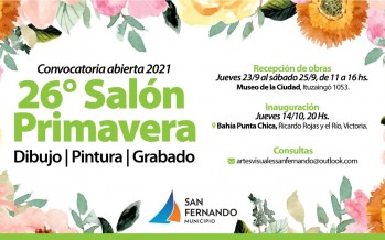 Abierta la convocatoria de artistas para participar de la 26° edición del Salón Primavera