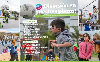 Finde: actividades recreativas y culturales en plazas y parques de nuestra ciudad