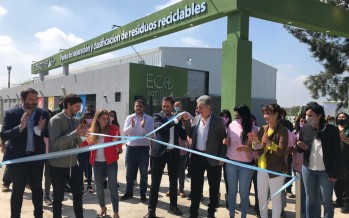 Inauguraron la planta de separación y clasificación de residuos de nuestra ciudad