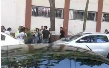 Agredieron a padres que protestaban en la puerta del Colegio Don Orione