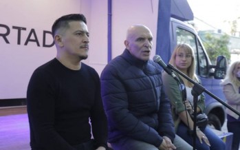 Espert visitó nuestra ciudad para dar un fuerte respaldo a Juan Molina