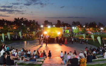 Se realizó una nueva peña folklórica en el Parque del Bicentenario