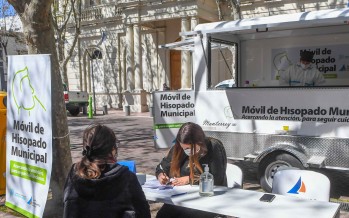 El Móvil de Hisopado Municipal estará hasta el sábado 13 en plaza Mitre