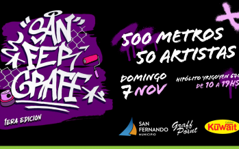 Este domingo 50 grafiteros intervendrán el paredón del Virreyes Rugby Club