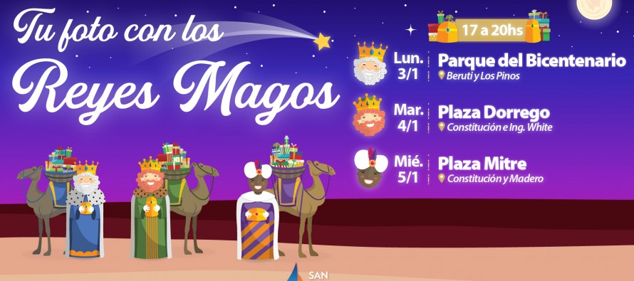 Los Reyes Magos estarán la próxima semana en diversos puntos de nuestra ciudad