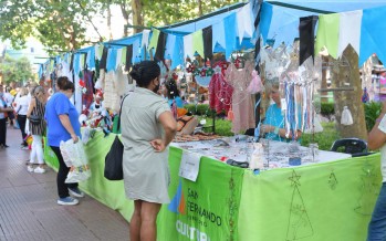 Se realizó la Expo Talleres Culturales 2021 en la Plaza Mitre