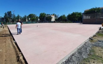 Avanza la modernización y ampliación del Polideportivo Nº1