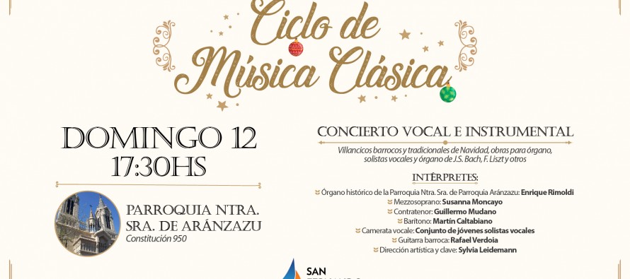 Celebrando la Navidad: ciclo de música clásica en la Parroquia Aránzazu