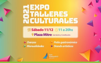 Este sábado llega Expo Talleres Culturales 2021 a la Plaza Mitre