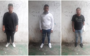 Tres jóvenes fueron detenidos en Virreyes por tenencia ilegal de armas de guerra