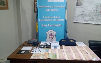 Allanamiento y detenciones en Villa Hall por venta ilegal de droga